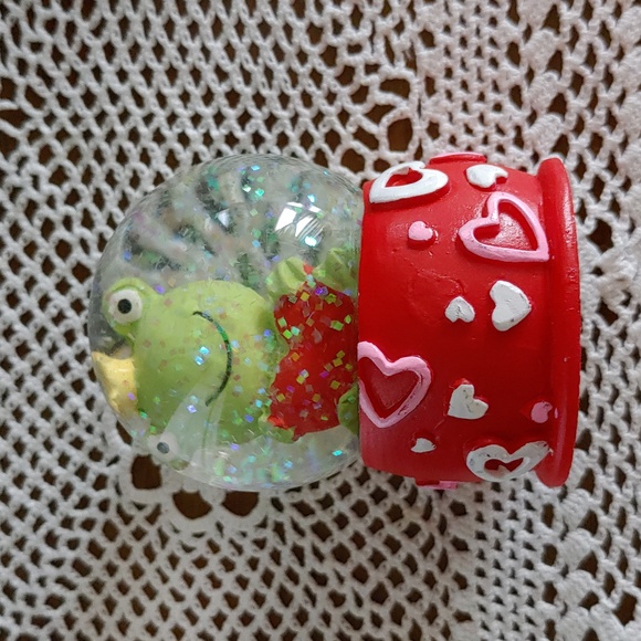 Happy Valentine's Cute Froggie Snowball / Decoration - Picture 1 of 4